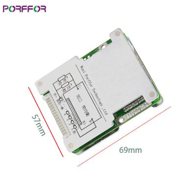 China Solar/Motor Battery 20A 25A Porffor 16S LI-ION 60V Polymer Lithium Waterproof BMS Protection Board Common Port With Trim for sale