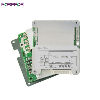 China Solar / Motor 16 Series 30A 60V Porffor BMS Protection PCB Board For 18650 Li-ion Battery Cell With Balance for sale