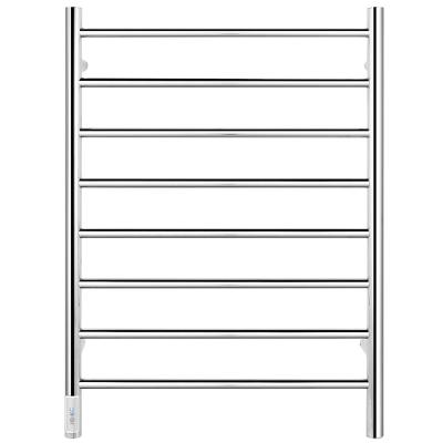 China Wall Mounted Electric Heated Towel Rail SPA Towel Heater 304 Stainless Steel Bathroom Rack Warmer for sale