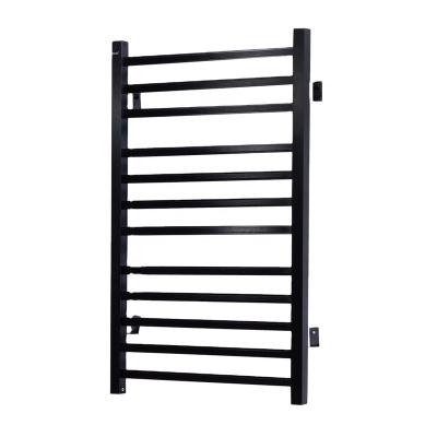 China Heater Aluminum Towel Warmer Bathroom Wall Mounted Electric Heated Towel Rack Shelf Hanger Towel Rail for sale