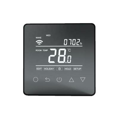 China Modern JIAHONG Wifi Color Touch Screen Room Thermostat for sale