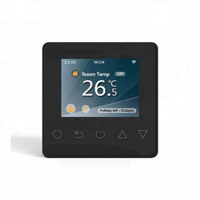 China Traditional Programmable Touch Screen Room Thermostat For Floor Heating System for sale