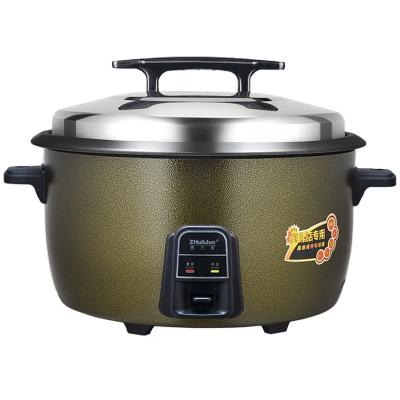 China Household commercial large capacity electric rice cooker large 8 liters 15-20 people old hotel rice cooker canteen electric cooking for sale