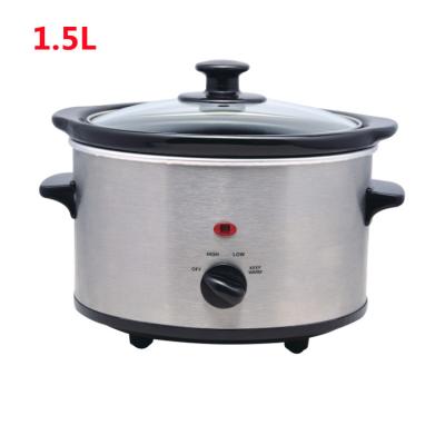 China Multifunctional Electric Slow Cooker 1.5L/2.5L/3.5L/4.5L/6.5L Household Slow Cooker Pottery Stew Pot Simple Mechanical Timing for sale