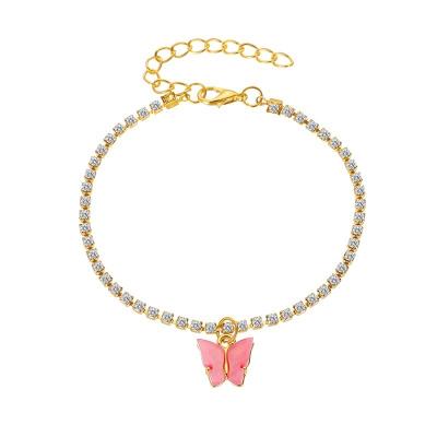 China New Simplicity Summer Anklets Foot Ornament Butterfly Anklet Chain for sale