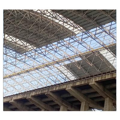 China Structural Roofing SAFs Arch Steel Structure Frame Bulk Storage Coal Cast Dome Truss Steel Structure for sale