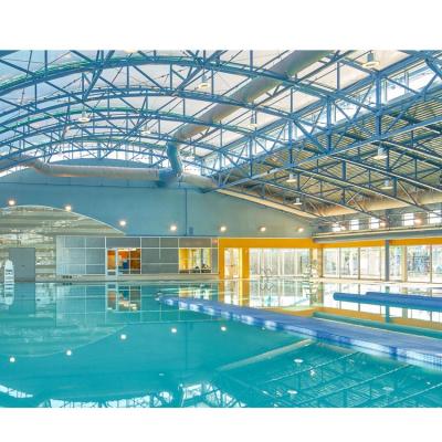 China Structural Roofing Prefabricated Swimming Pool Roof Large Span Space Frame Indoor Roof Structure for sale