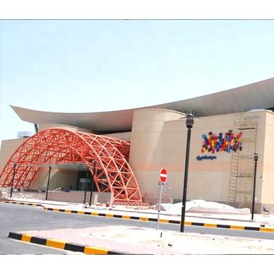 China Professional Design Structural Covering The Space Light Steel Frame Steel Prefab Shopping Mall Roof for sale