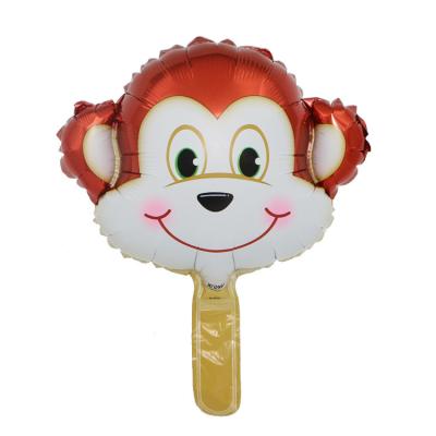 China Brithday /WeedingParty/Mini Animals Head Foil Balloons Forest Party Decor Decorations Child Teaching Toys Wholesale Gifts Animal Head Helium Balloon Animal Earring for sale