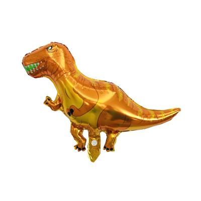 China Advertising Toy Up Balloon Mini Dinosaur Foil Balloons Foil Mylar Helium Balloons For Birthday Party Shower Jungle Style Party Decoration for sale