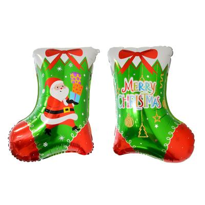 China 2022 Wholesale Santa Claus Christmas Stock Foil Balloon Party Decoration Christmas Snowman Balloon For Party Decoration Supply for sale