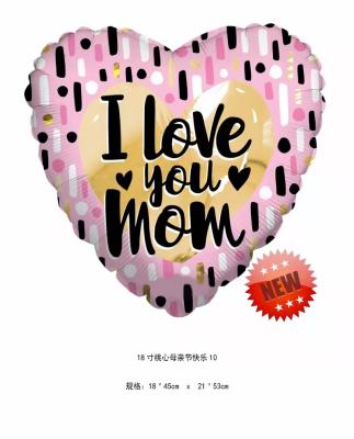 China Best Gift Toy Happy Mother's Day Balloons Party Decorations Supplies Mommy's Day Foil Balloons Ever For Happy Mothers Day Birthday Party for sale