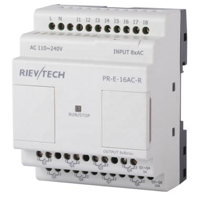 China Automatic Control Hot Sale PLC PR-E-16AC-R Programmable Logic Control Systems for sale