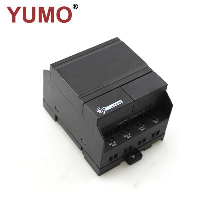 China YUMO 12.8cm*12.8cm*9.9cm Programmable Din Rail PLC Enclosure SR-12MRDC Logic Controller for sale