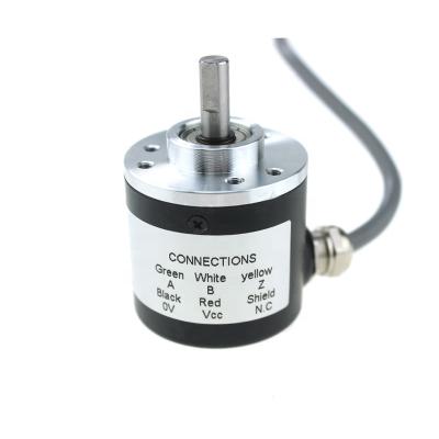 China Solid Shaft Textile Encoder Rotary Encoder High Resolution Incremental 2500ppr for sale