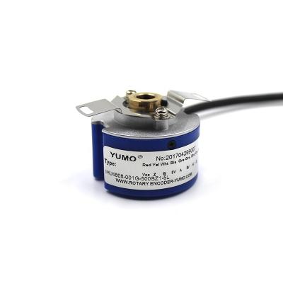 China YUMO IHU4808 8mm Position Sensor Shaft Encoder Servo Motor Encoder Hollow Shaft Encoder for sale