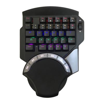 China Available Custom Made One-Handed Mechanical Keyboard OEM USB Gaming Premium Quality One-Handed for sale