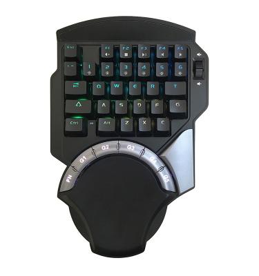 China 2022 NKRO Hot Sale SG001 RGB Lighting Effects Mechanical Handed Keyboard for sale