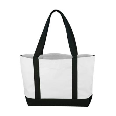 China Custom Logo Handled Printed New Style Ladies Shoulder Cotton Hand Tote Bag for sale