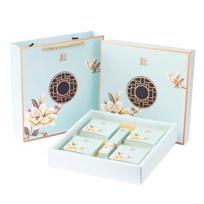 China Mid Autumn Day 4-6 Mid Autumn Day Cheesecake Moon Cake Cupcake Paper Roll Decorative Box Materials Chinese Dividers Gift for sale