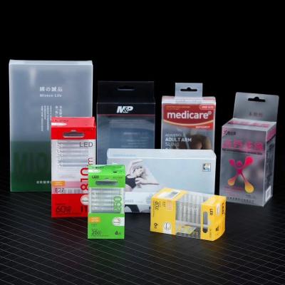 China Eco Logo PVC Manufacturer Custom Biodegradable Recyclable Plastic Clear Package Box Clear Square Box Clear Packaging PET Logo Plastic Boxes for sale