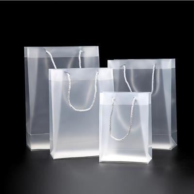 China Wholesale Hot Sale 100% Recyclable Biodegradable Custom PVC Clear High Quality Clear Plastic Gift Bag for sale