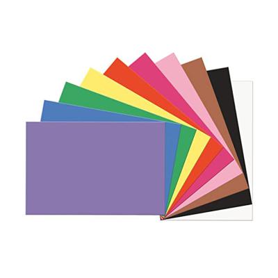 China Cheap Diy Disposable Bright A4 Size Scrapbook Paper Disposable Custom Printed Kids Colorful Card Plain Colored Paper 60Gsm for sale