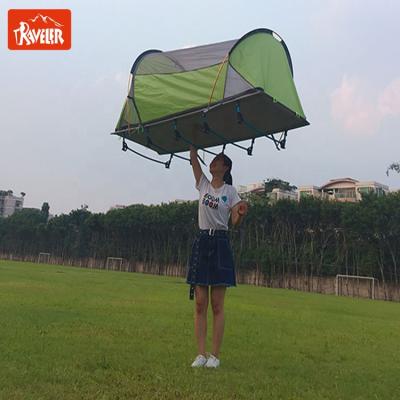 China High Quality Extended Type Off Ground Cradle Tent Foldable Camping Cot With Mosquito Net And Waterproof Cover For Outdoor Camping for sale