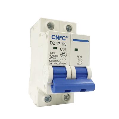 China SeanRo Medical Equipment Cost Effective AC MCB 2pole 1 Amp Circuit Breaker 4.5KA / 6KA for sale