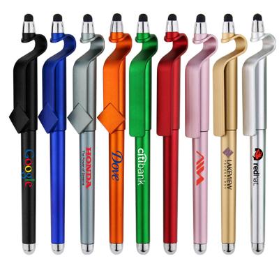 China Support normal unisex pen mobile phone contact multi-function signature pen can print logo advertising unisex pen for sale