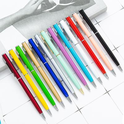 China office & Multicolor Pen Printable Logo Hotel Advertising Pen Metal Pen Point Koos Pen Wholesale School Koos for sale