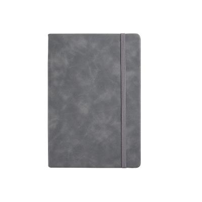 China A5A6 Hardcover Leather Notepad Business Diary Logo Printing Hardcover Book Office School Use Gift 100 Sheets Paper Material for sale