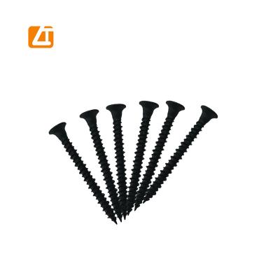 China Flat High Quantity In Bulk Sale Black Phosphated Hi-Low Therad Drywall Screw for sale