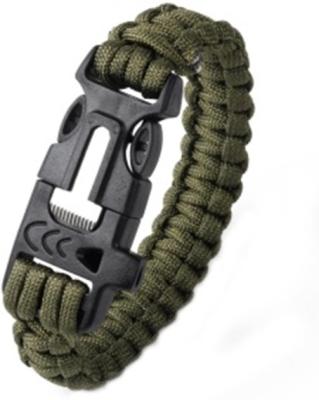 China Other Best Wholesale 4 In 1 Outdoor Military Green Paracord Bracelets For Upgrade for sale