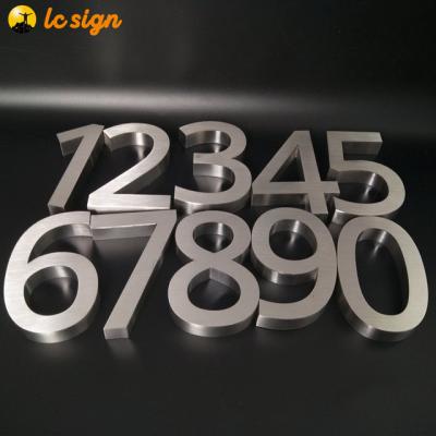 China Shops stainless steel 3d signs led letter advertising metal sign aluminum channel letter for salon shop signs for sale