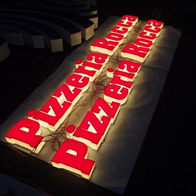 China Shops New Arrival Acrylic Signs Led Letters Plastic Pylon Signs For Outdoor Led Sign for sale