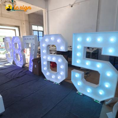 China Wedding Custom Arabic Alphabet Numeral Marquee Lights Outdoor 3D LED Letter Sign Night Light For Bar Hotel Wedding Festival Decoration for sale