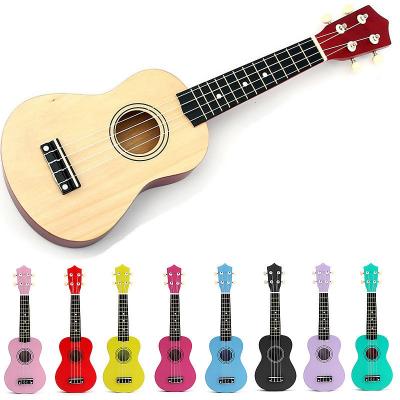 China Wholesale Wooden Ukulele Cheap Toy Kids Wooden Ukulele 21 Inch for sale