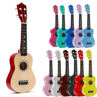 China Wholesale Wooden Ukulele Cheap Toy Kids Wooden Ukulele 21 Inch for sale