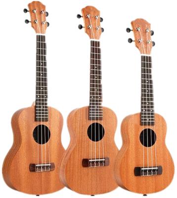 China Wholesale OEM/ODM Ukulele Sapele 21inch Acoustic Ukulele With Body Arch Back For Sale High Quality Ukulele for sale