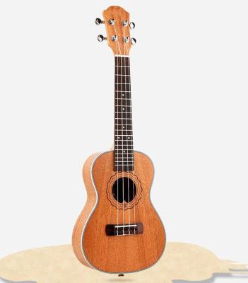 China Wholesale OEM/ODM Ukulele 23inch Acoustic Mahogany Ukulele With Body Arch Back For Sale High Quality Ukulele for sale