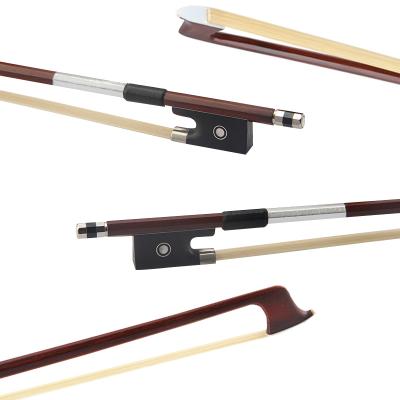 China 1/16-4/4 Violin Wholesale Price Brazil Violin Bow Wooden Violin Accessories for sale