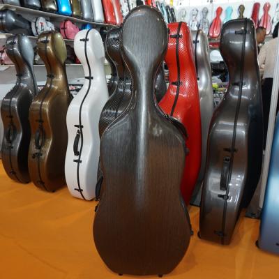 China High Quality Carbon Fiber Cello Case 4/4 Cello Case Carbon Fiber Cello Hard Case 3.6kg CC-12 for sale