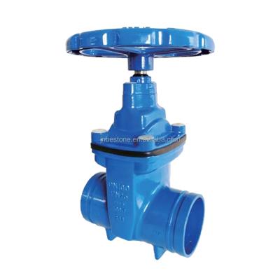 China NRS General Resilient Seated Gate Valve Grooved Type No-Rising End Stem for sale