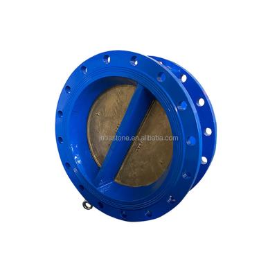 China General Check Valve Body GG22 Or GGG40 Double Flange Plate Material for sale