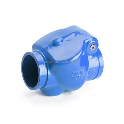 China General Resilient Seated Swing Check Valve Grooved End for sale