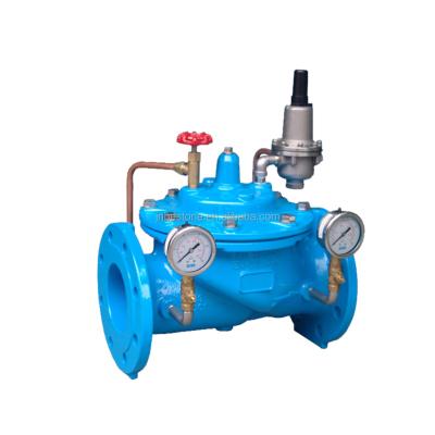 China 200X Overall Pressure Reducing Control Valve Hydraulic DI Valve DN50-DN1000 for sale