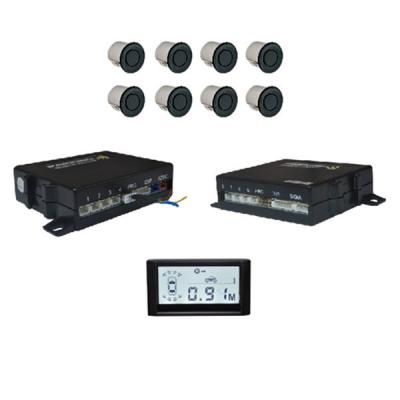 China Linsheng-Auto 360 Grad LCD-Anzeigen-Park-Sensor 4 Front And Rear Parking Sensors 150mA zu verkaufen