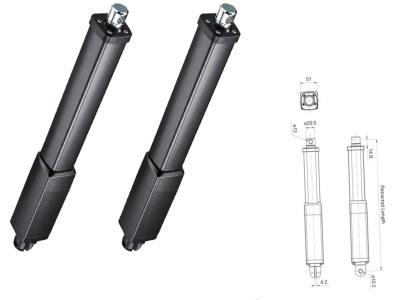 Cina Attuatori lineari in linea 12V/24V DC Corso 20~1000mm per sedie a rotelle Divano reclinabile in vendita