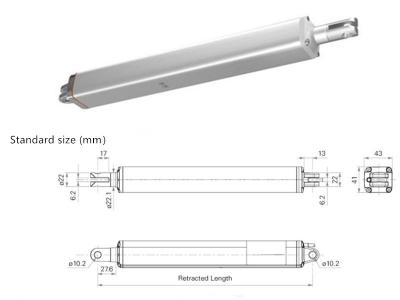 China Tubular Electric Actuators with Hall Sensor for Vents and Windows Open for sale